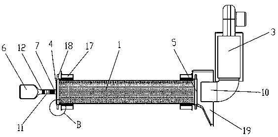 Metal part drying machine