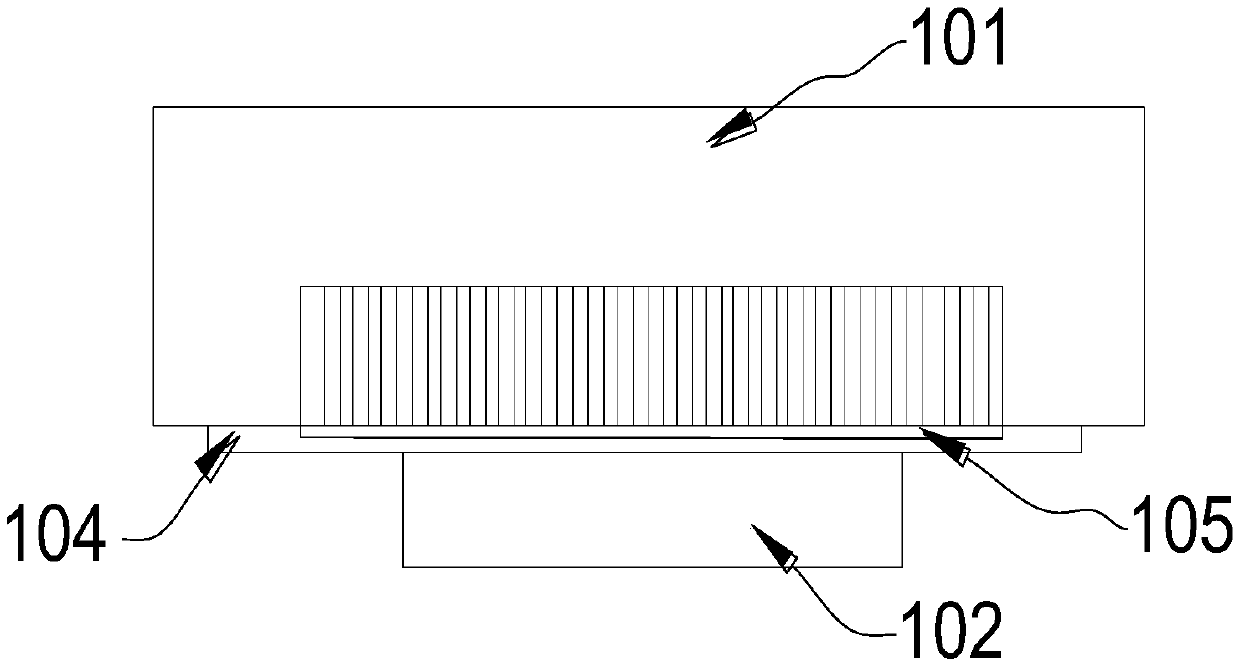 Structure for heat radiation middle frame or heat radiation rear case, heat radiation middle frame or heat radiation rear case and manufacturing method of heat radiation middle frame or heat radiation rear case