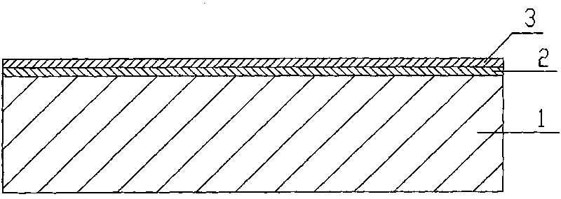 Method for preparing microwave power device by composite mask plate