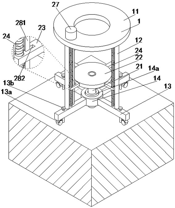 A geological prospecting sampling drilling machine and its working method