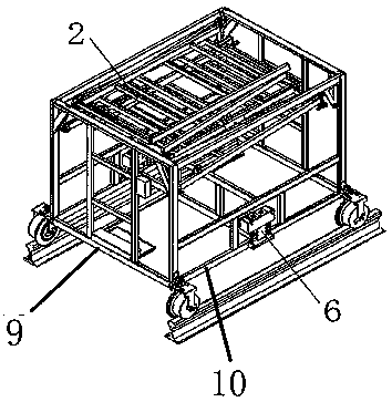 Overhead line system maintenance electric ladder vehicle