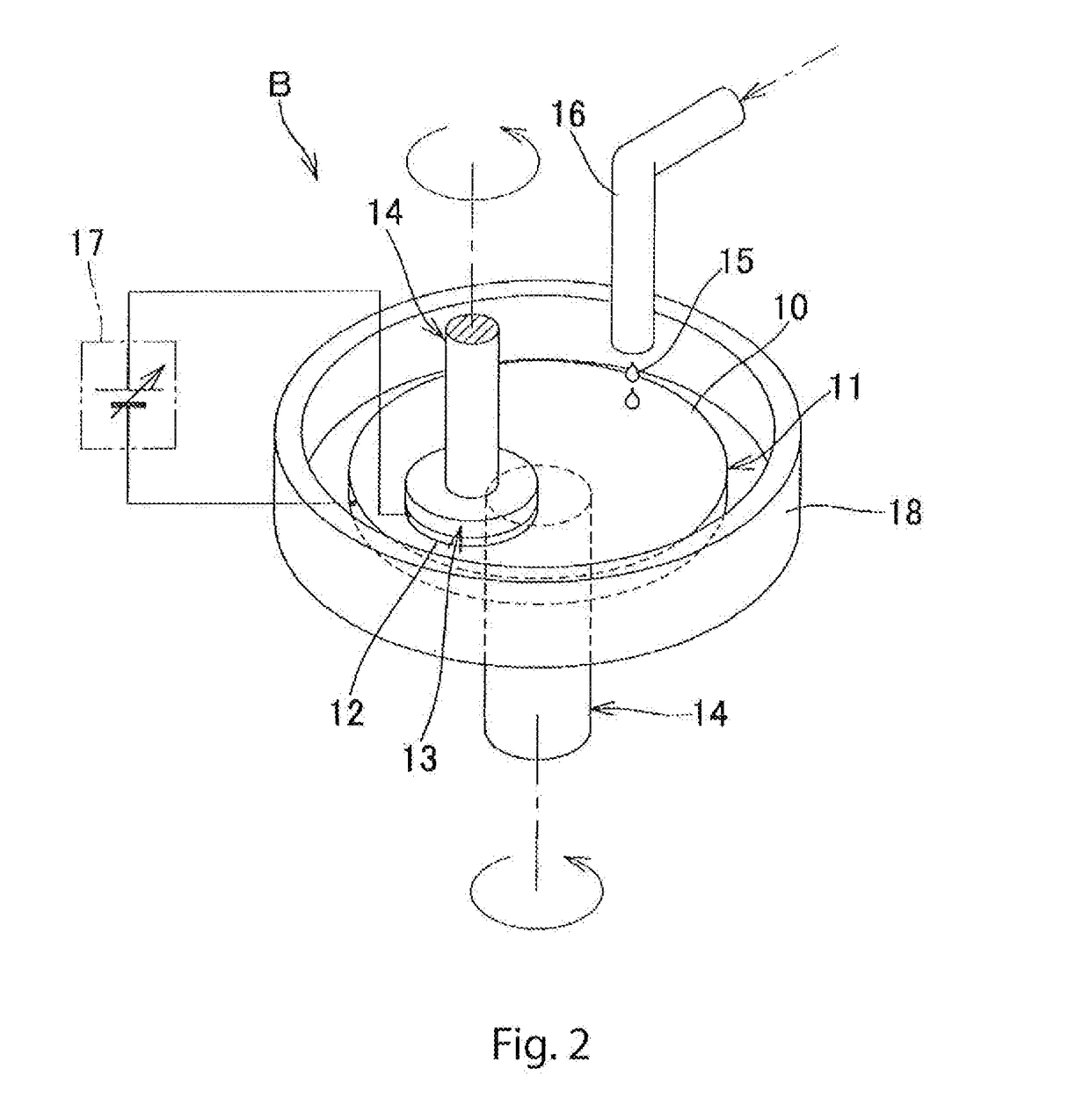 Method for processing wide-bandgap semiconductor substrate and apparatus therefor