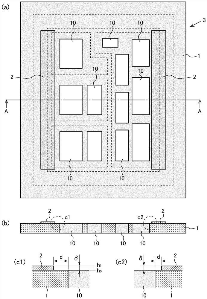 Mask for partial plating, method for manufacturing insulated circuit board using said mask, and partial plating method