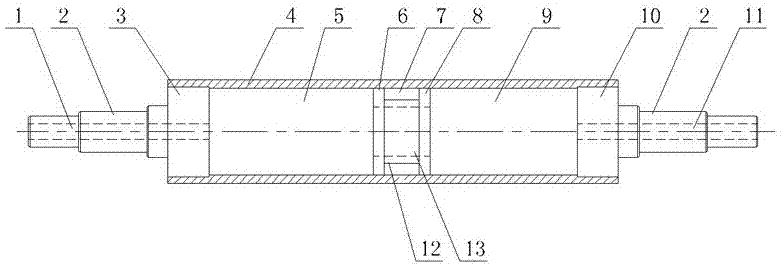 Composite steel roller