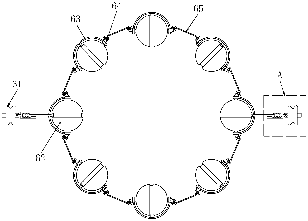 Massage device for preventing muscle atrophy of hemiplegic patient