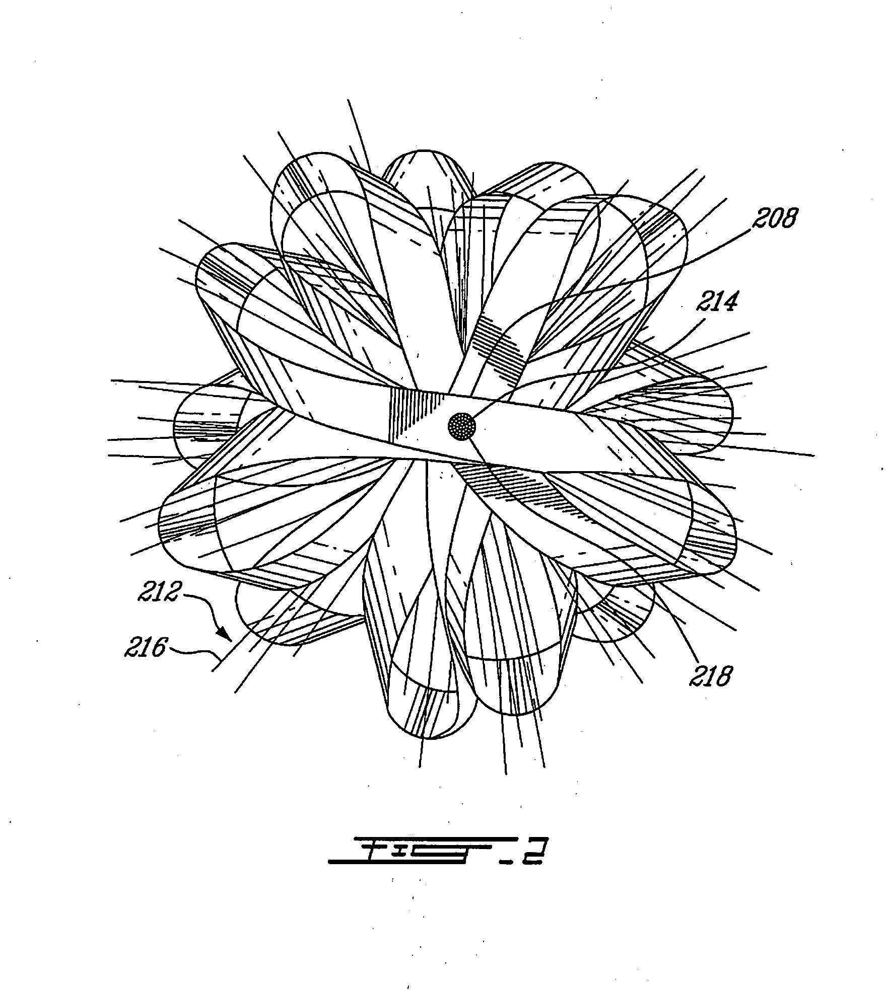 Decorations with optic fibers