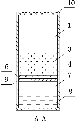 Plant and AM (arbuscular mycorrhiza) fungus symbiotic bidirectional cultivating box