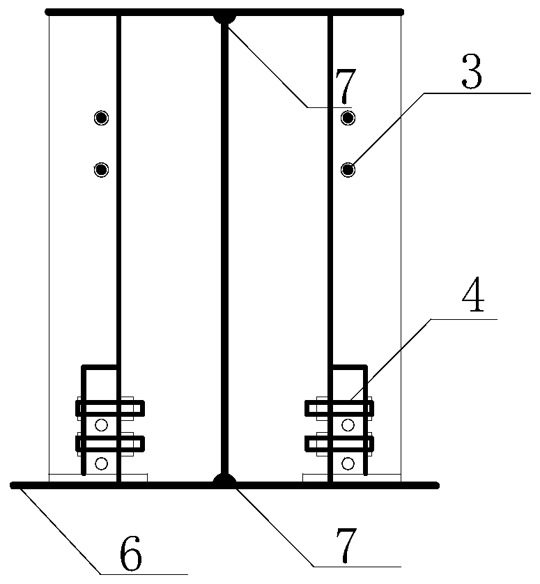 Corrugated Steel Web Composite Beam Cable Tower Beam Connection System and Construction Method