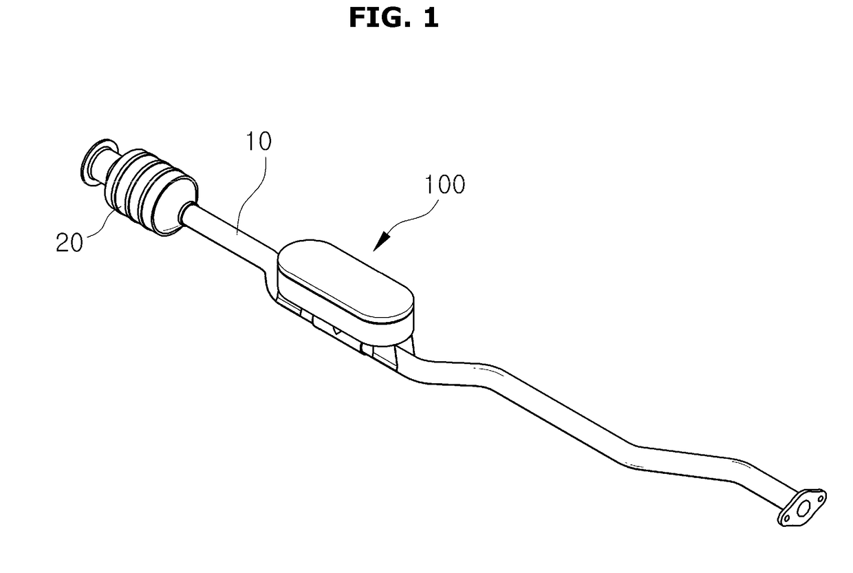 Exhaust sound generating apparatus of vehicle