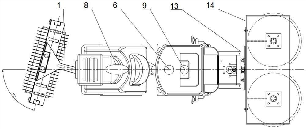 Road-friendly unmanned electric thin ice removing vehicle