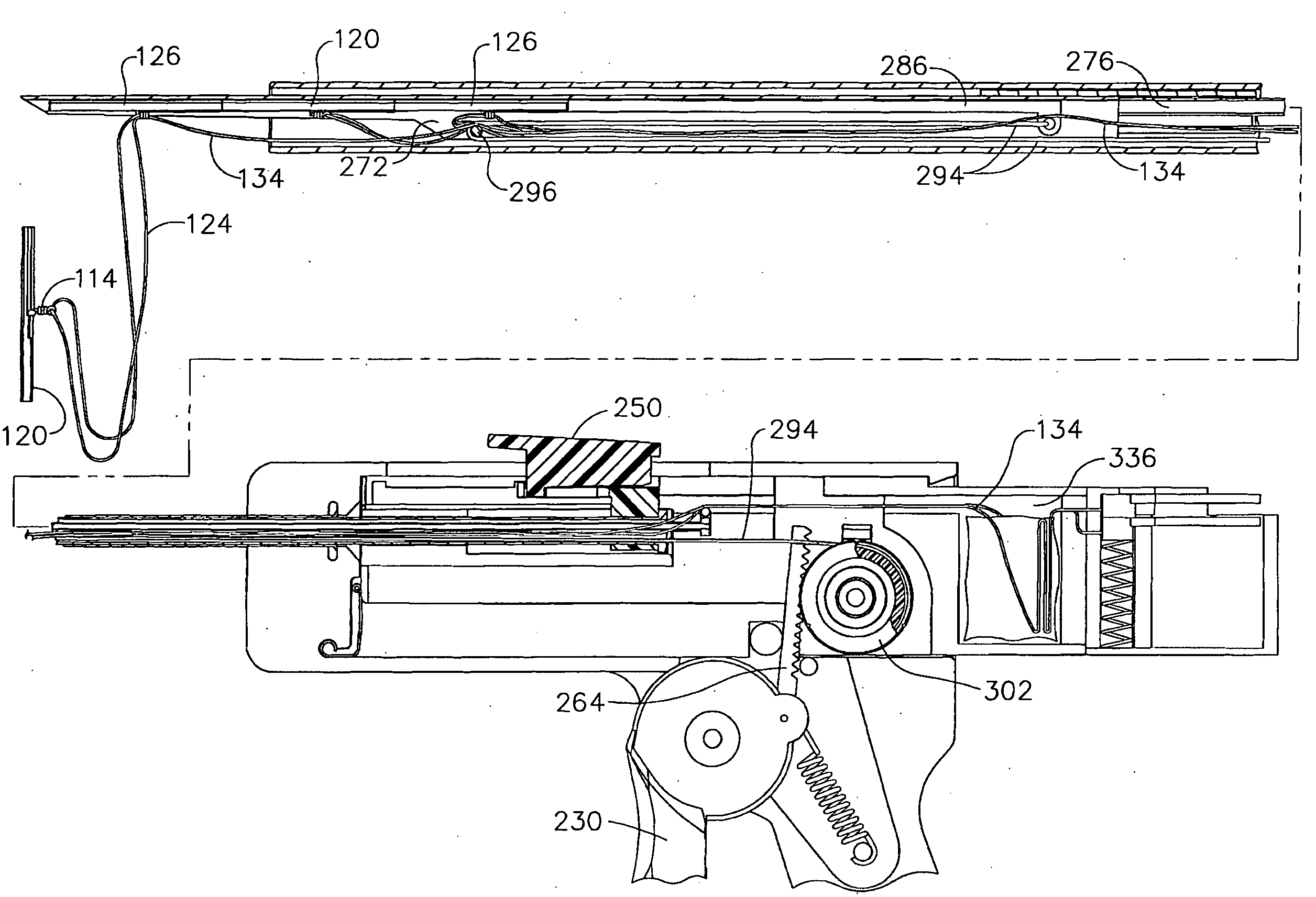 Reloadable laparoscopic fastener deploying device with disposable cartridge for use in a gastric volume reduction procedure