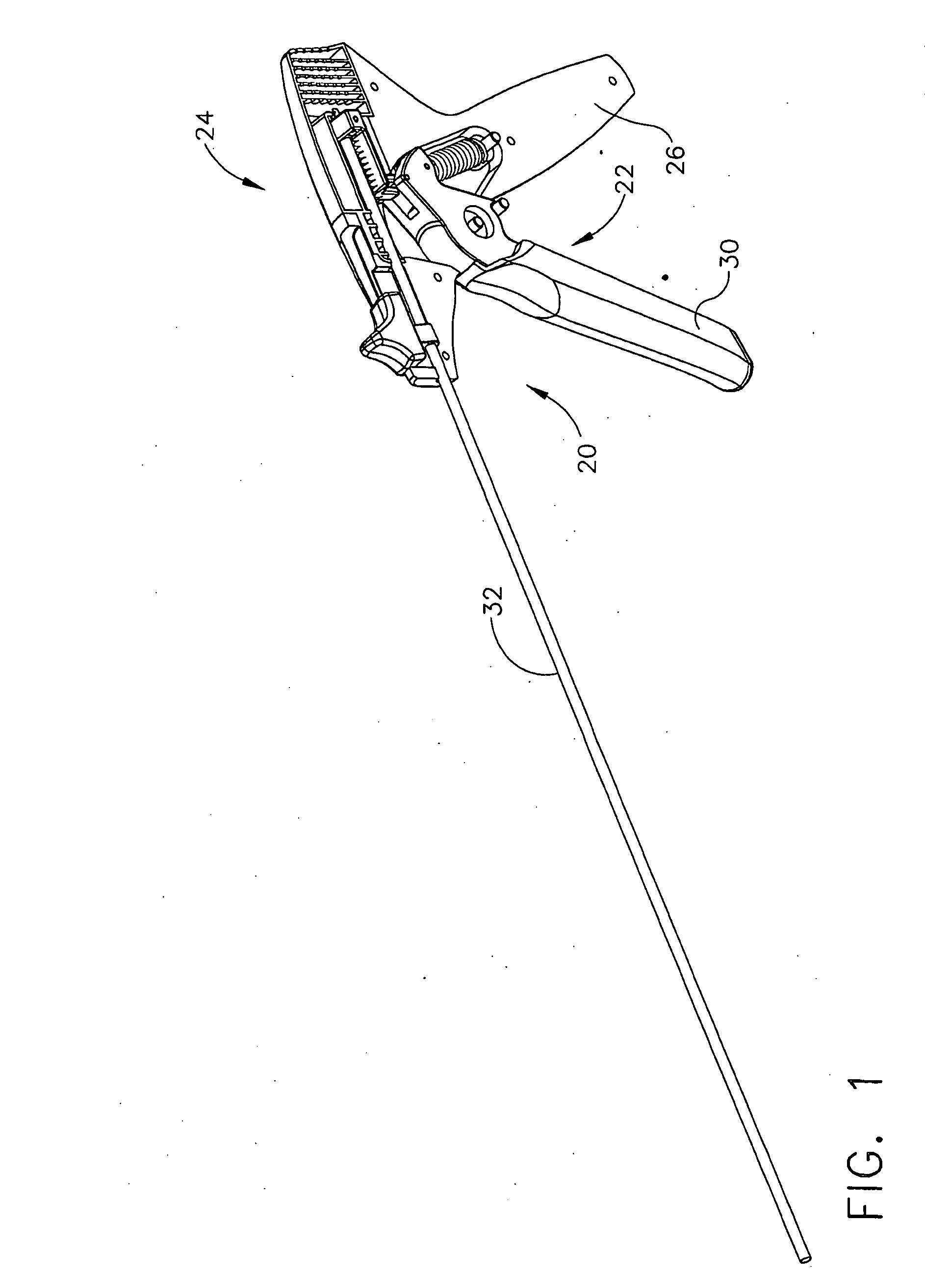 Reloadable laparoscopic fastener deploying device with disposable cartridge for use in a gastric volume reduction procedure