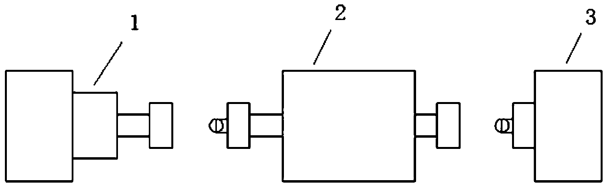 Gas landmark decomposition product quickly detecting device and method of SF6 equipment after failure