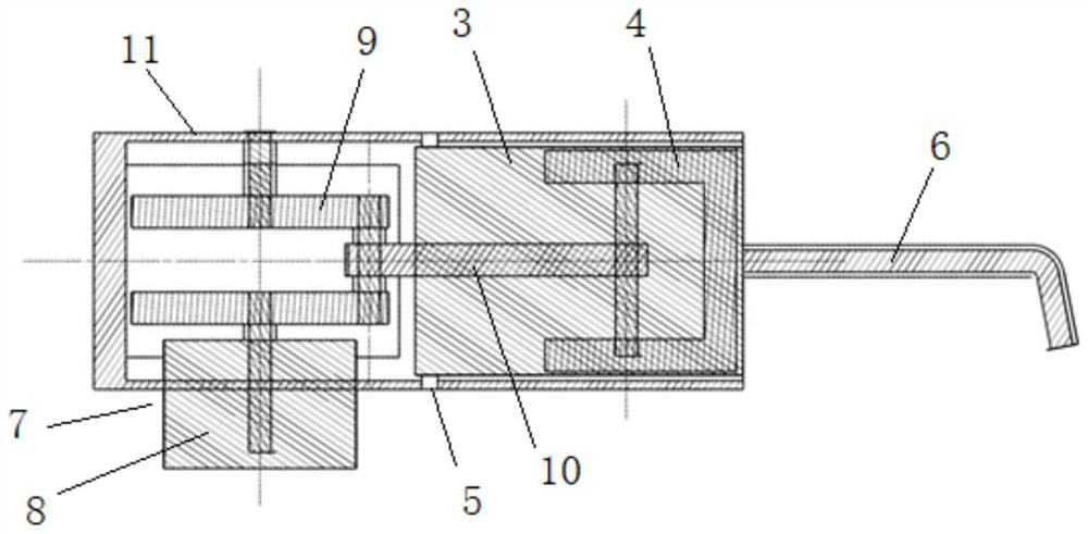 Aircraft tail jet flow infrared suppression device and method based on synthetic jet flow