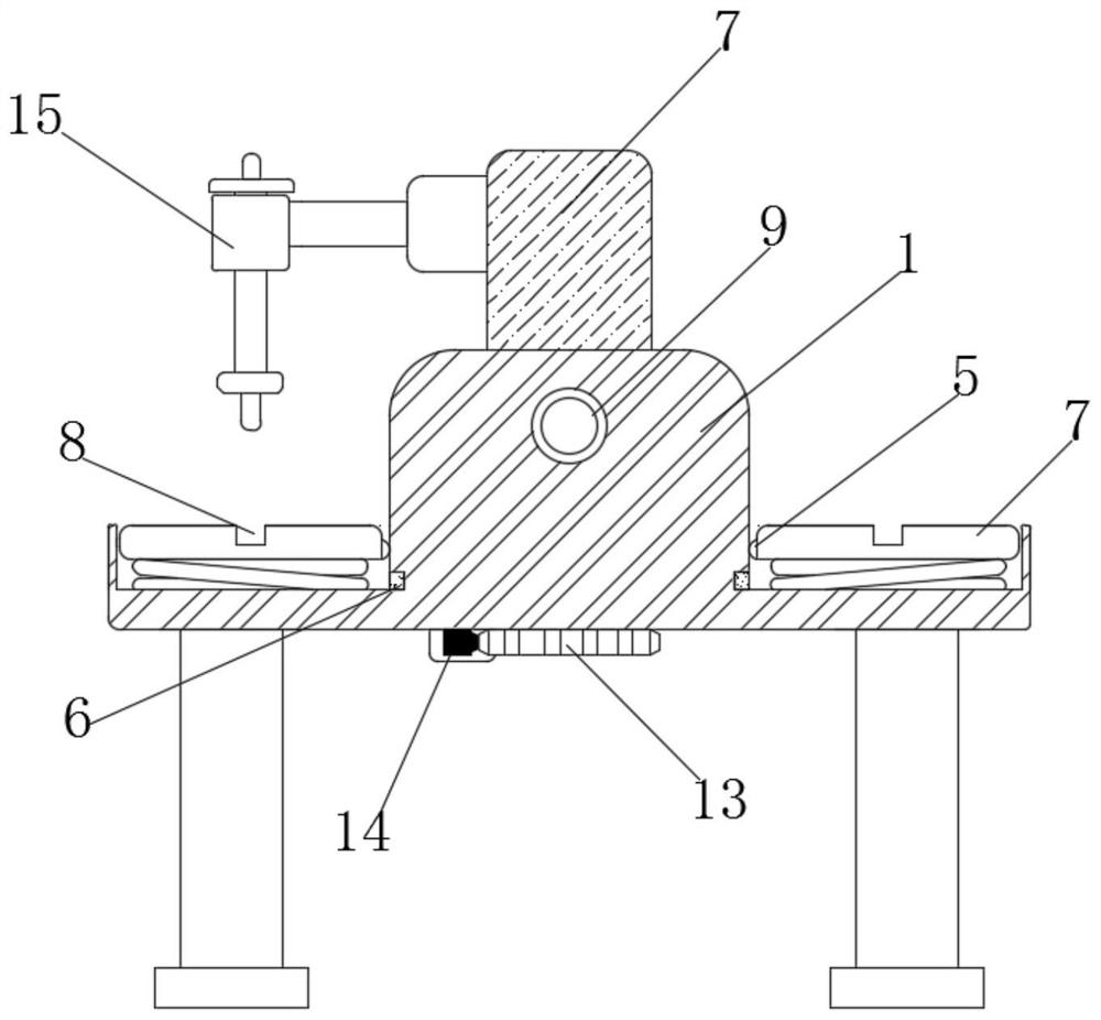 Drilling device for photoelectric technical material