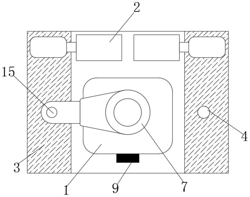 Drilling device for photoelectric technical material