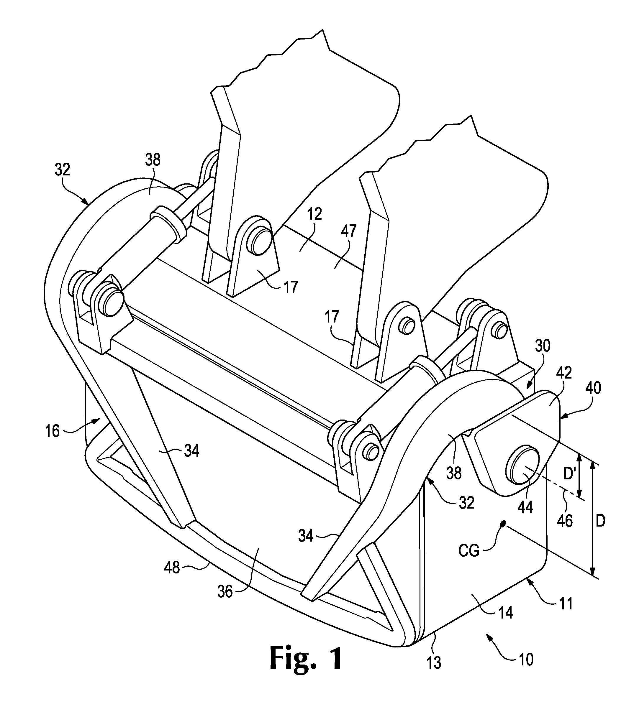 Bucket For Cable Shovel