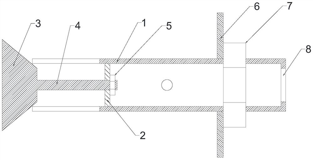 Repair method for concrete defect of expansion grouting pipe and tunnel lining