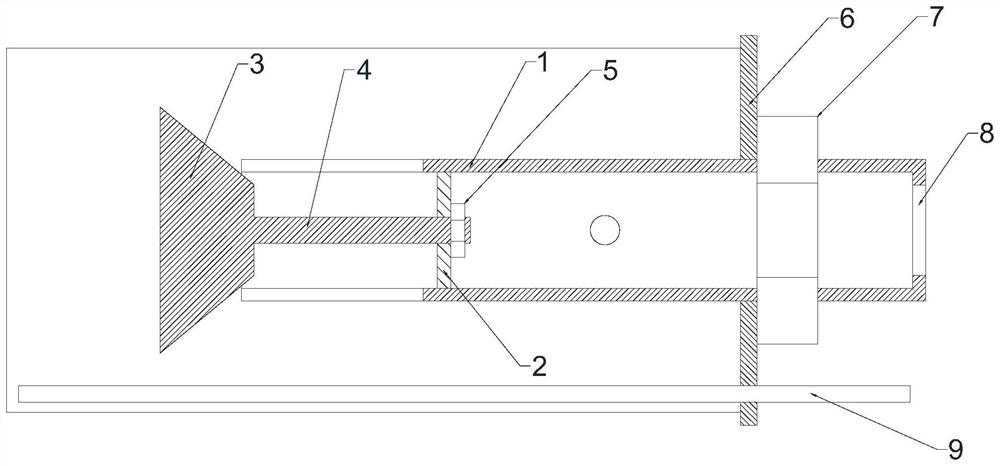 Repair method for concrete defect of expansion grouting pipe and tunnel lining