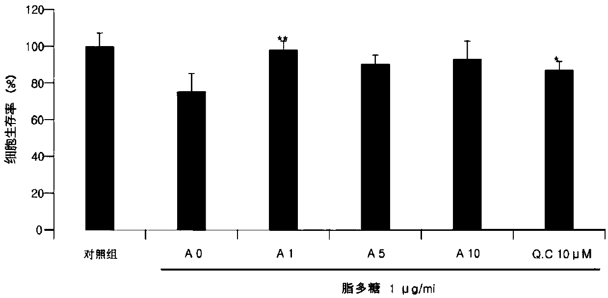 A.C.C. extract having anti-inflammatory and antibacterial effects and composition containing the same as active ingredient