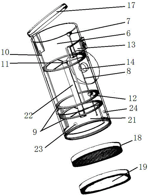 Smokeless and constant-temperature control method and device for moxibustion