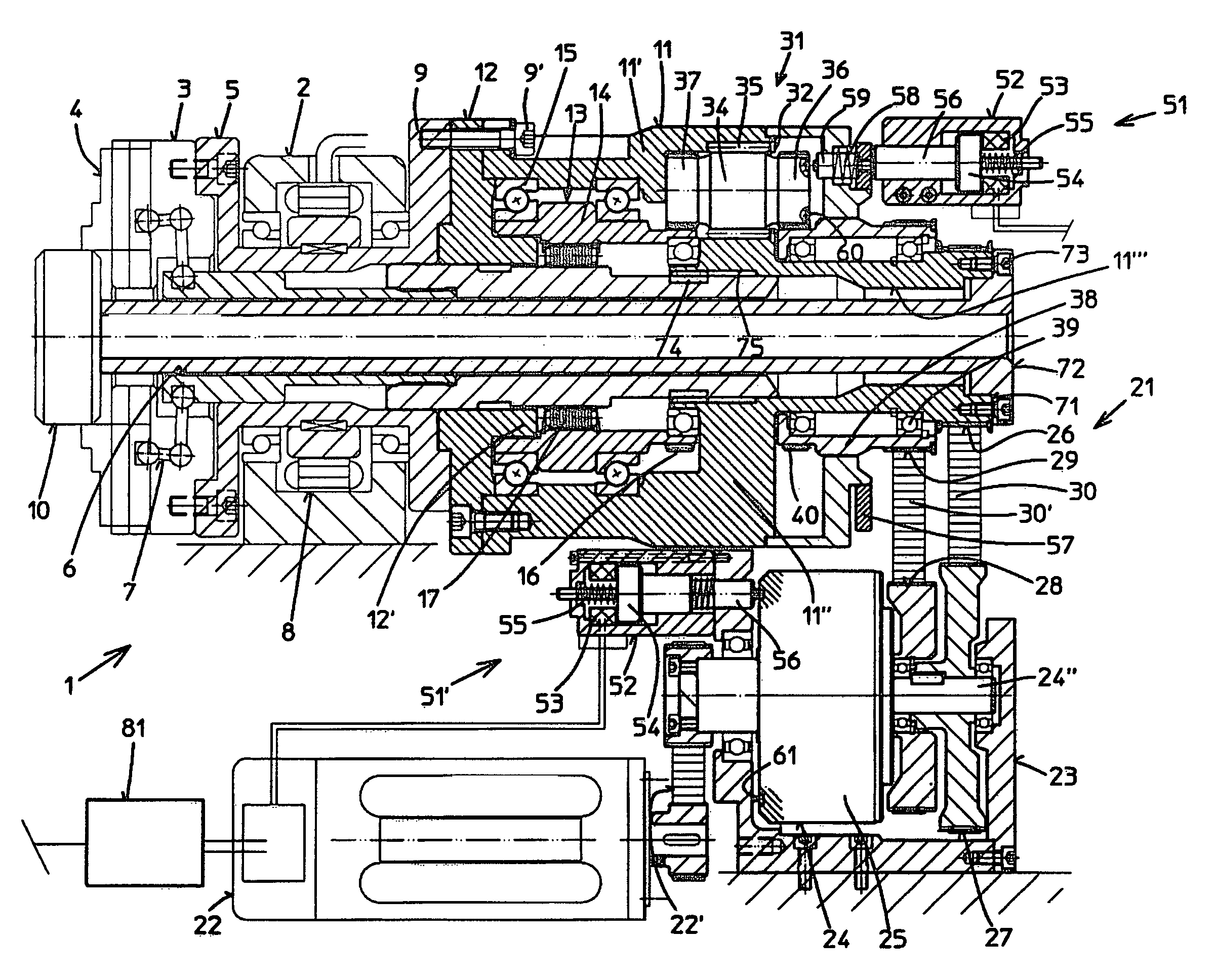 Clamping unit