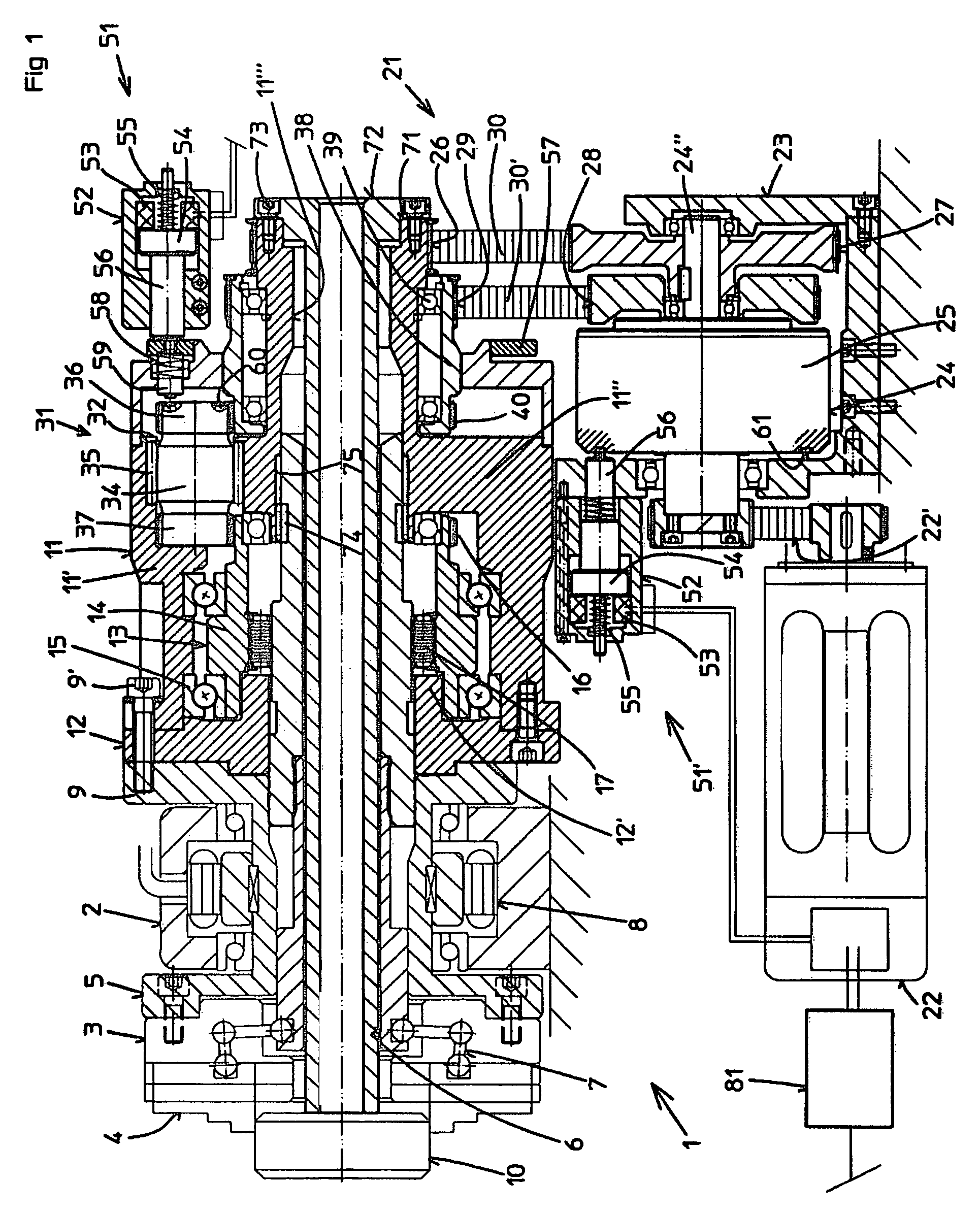 Clamping unit