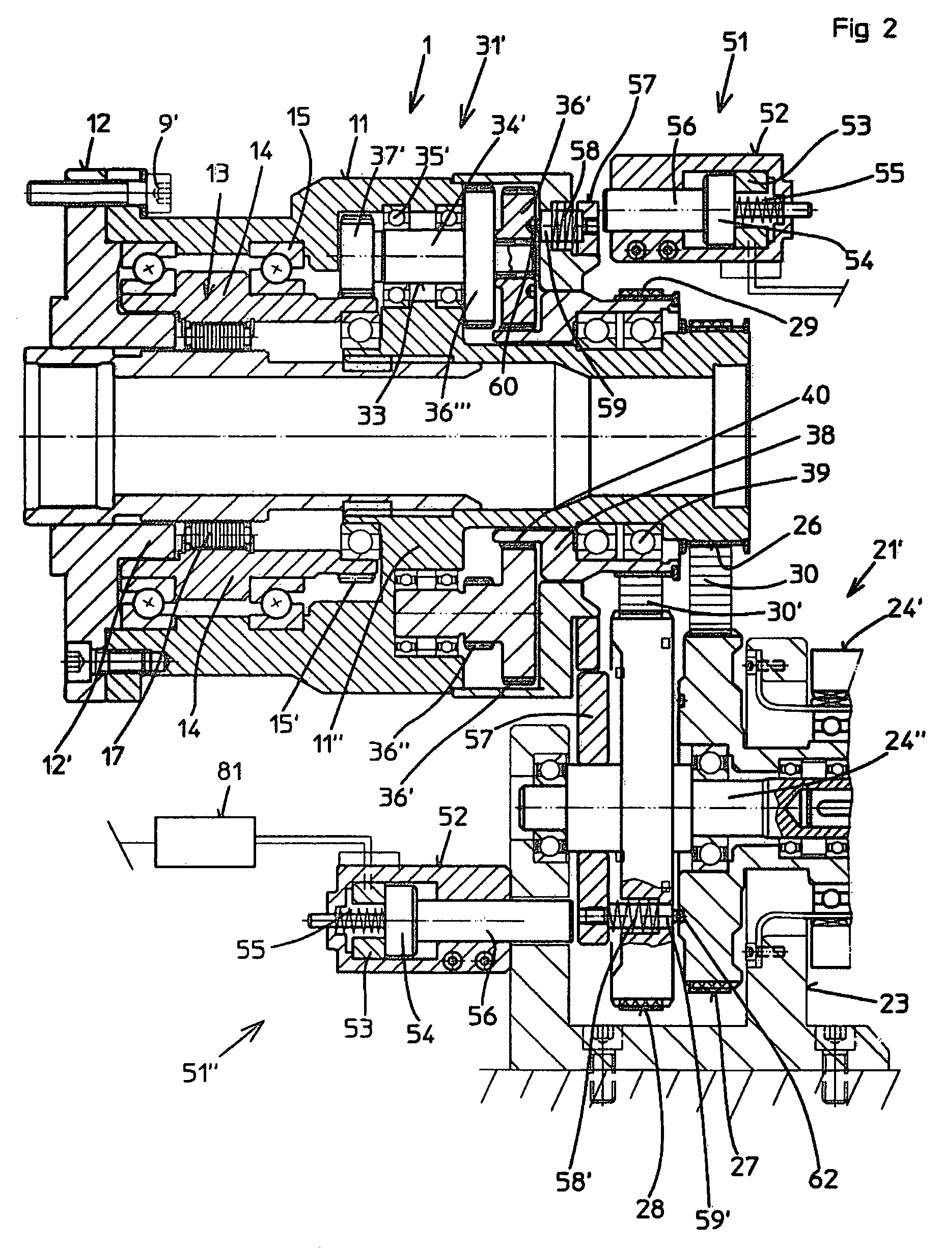 Clamping unit