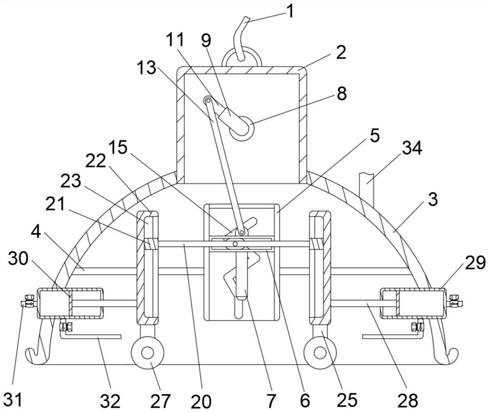 Electric acupuncture apparatus for treating cerebral hemorrhage secondary nerve injury