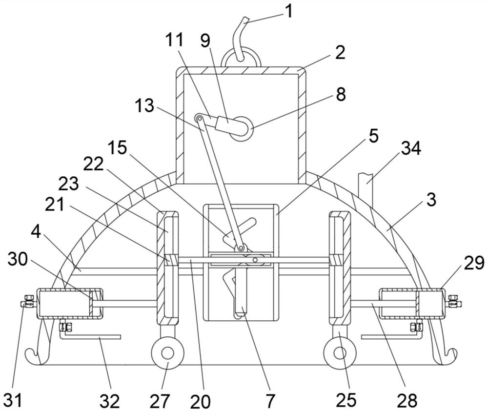 Electric acupuncture apparatus for treating cerebral hemorrhage secondary nerve injury