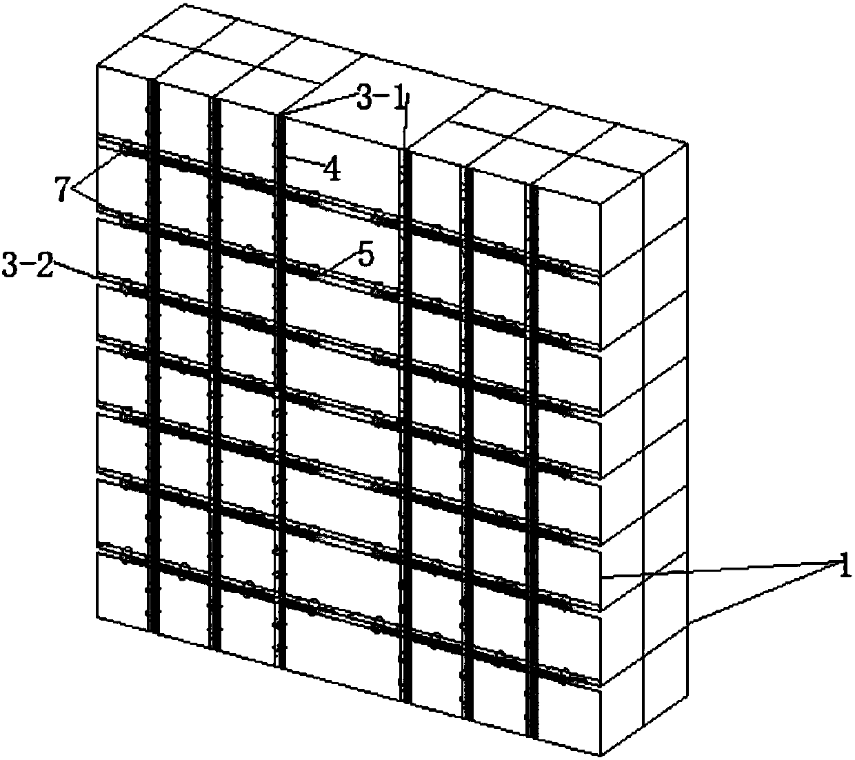 Foundation pit engineering three-dimensional monitoring network realization method based on distributed optical fiber sensors