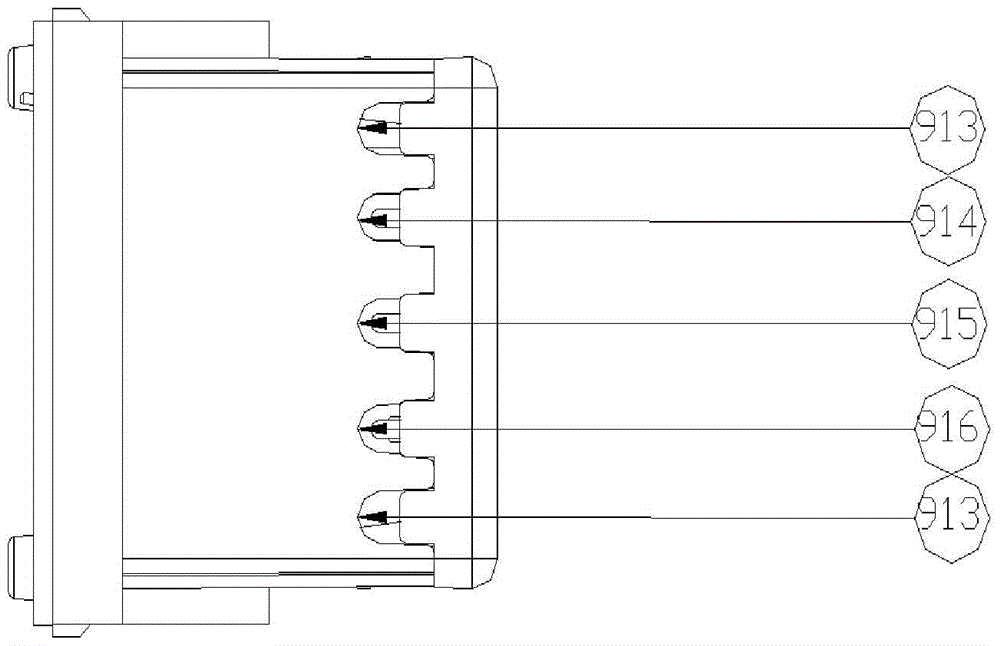 Compatible with socket and cable output center-mounted power distribution pdu on both sides of the busbar