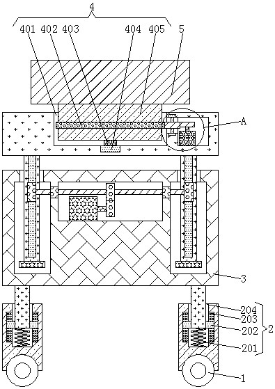 A detection platform for support connection points for building construction