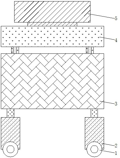 A detection platform for support connection points for building construction