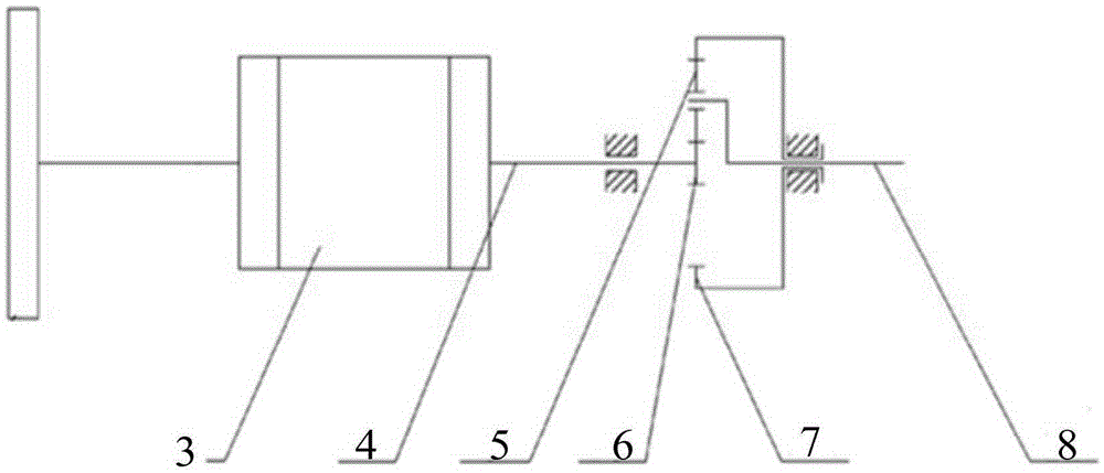 Wheel side driving device for straddle type monorail vehicle