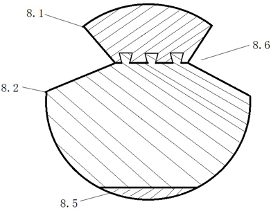 Production equipment and method of mortise and tenon type high-strength and high-conductivity copper-steel composite contact wire