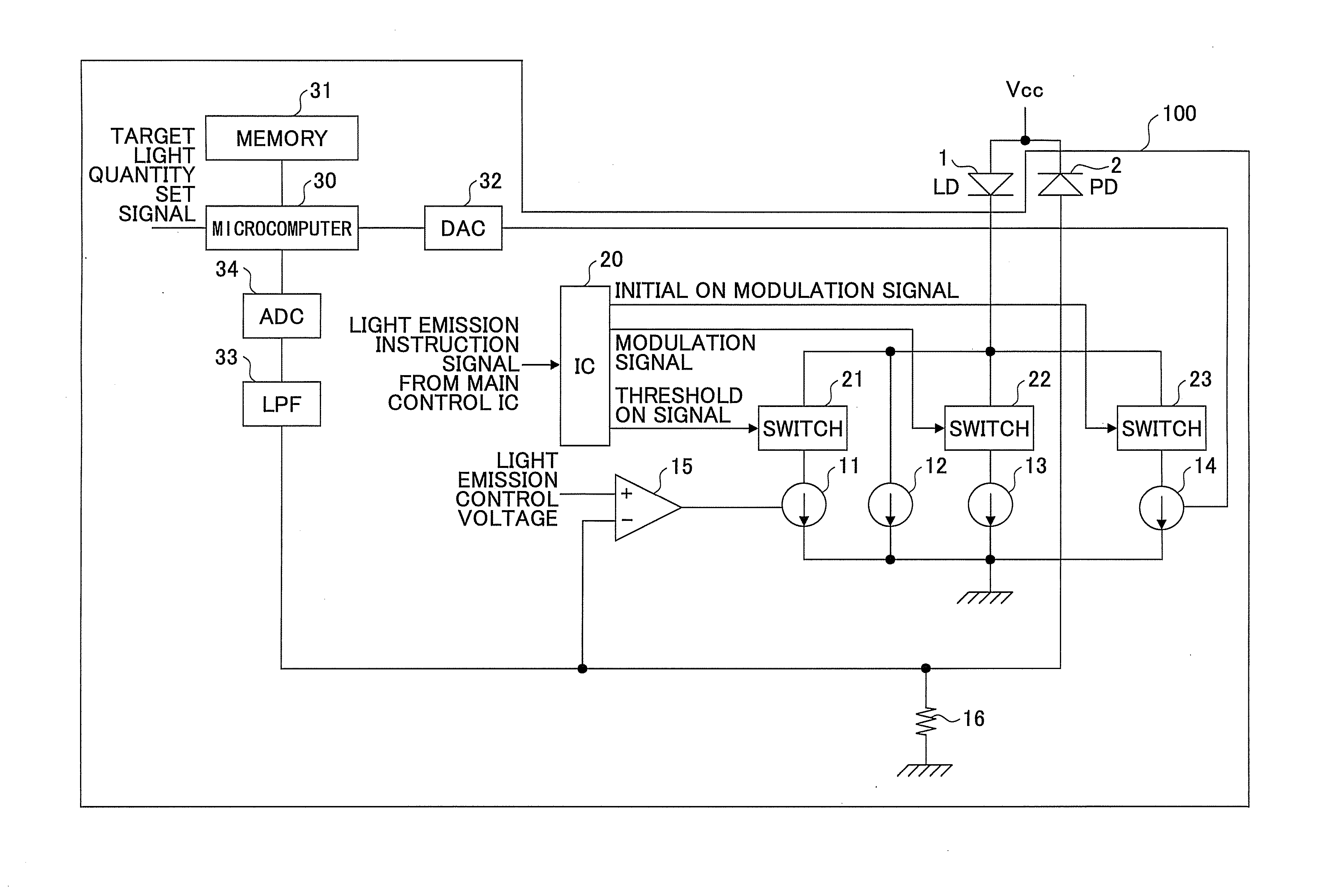 Laser driving unit and image forming apparatus