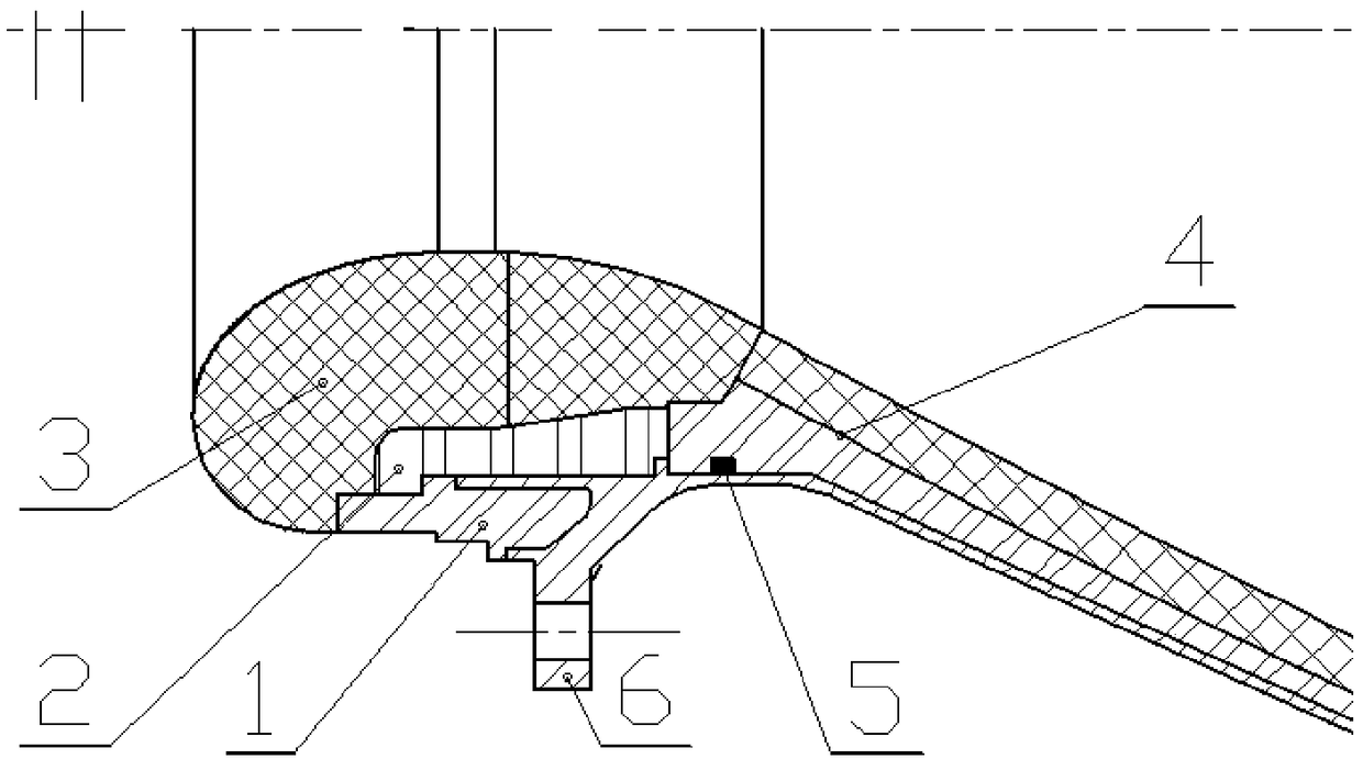 Nozzle with non-weft cloth punched throat liner