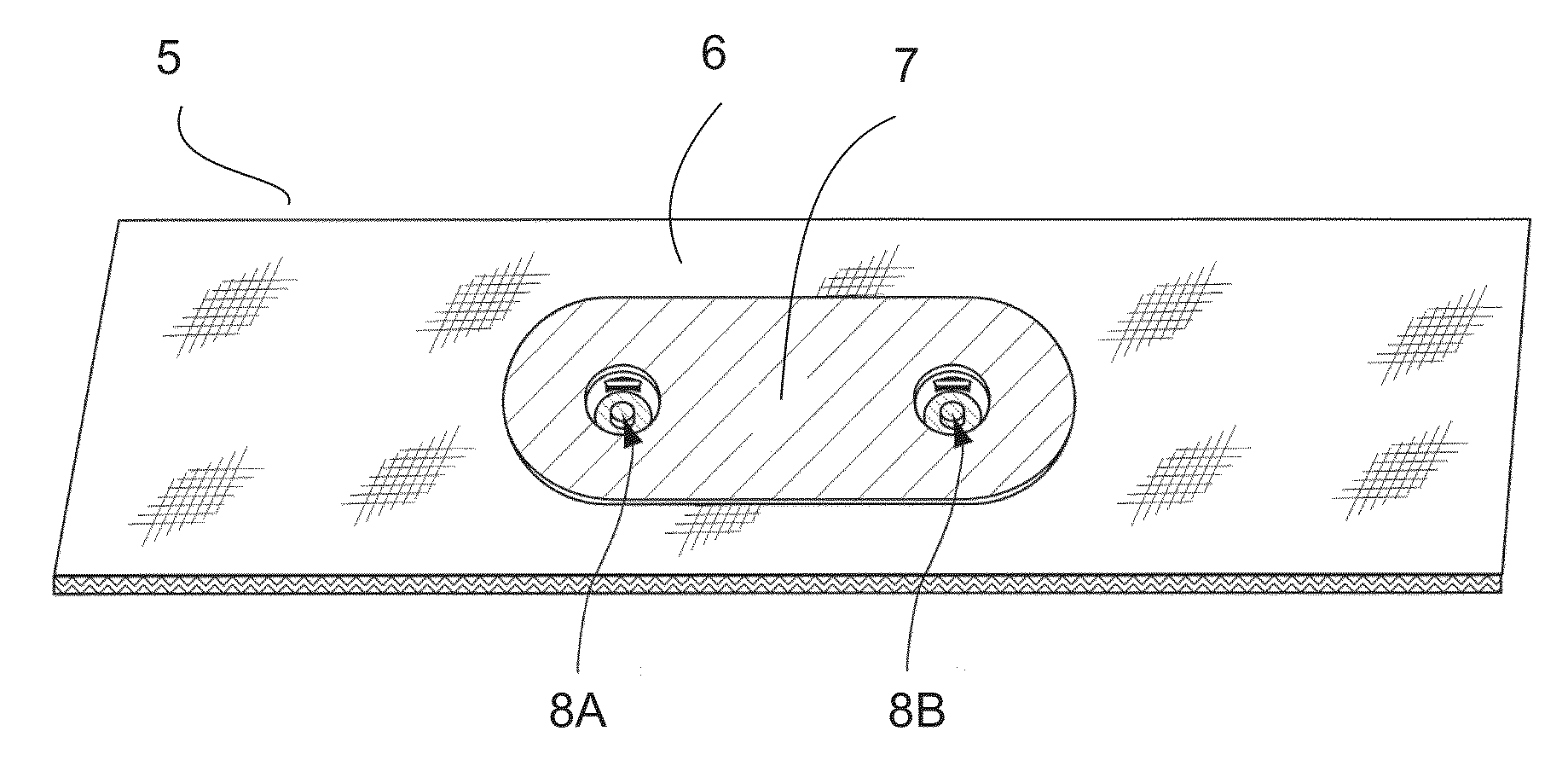 Device and method for assembling an electronic device and a flexible element for facilitating assembly of electronic components