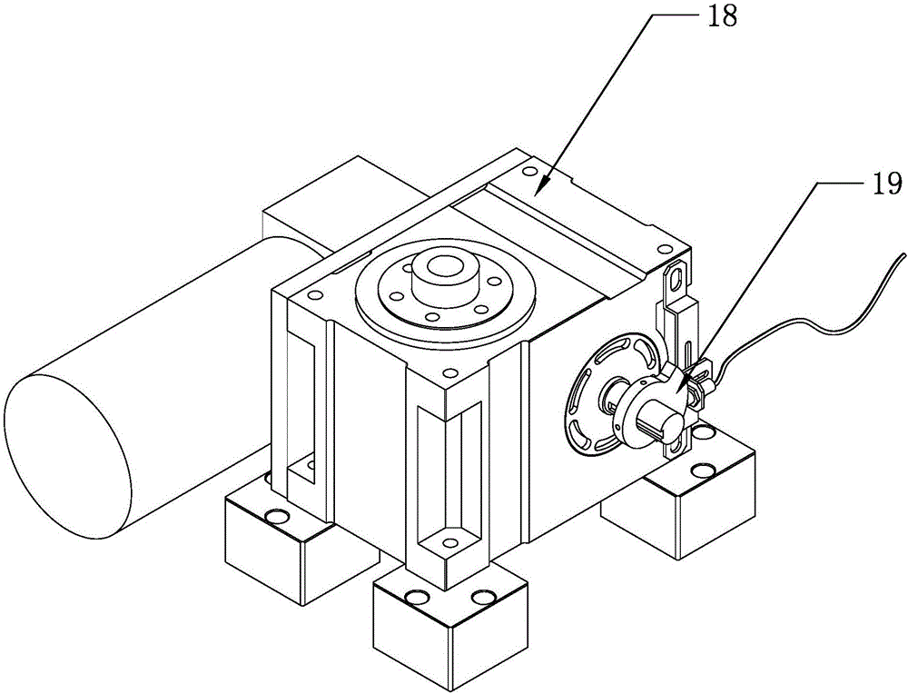 Bracket riveting press with unloading and bearing automatic feeding