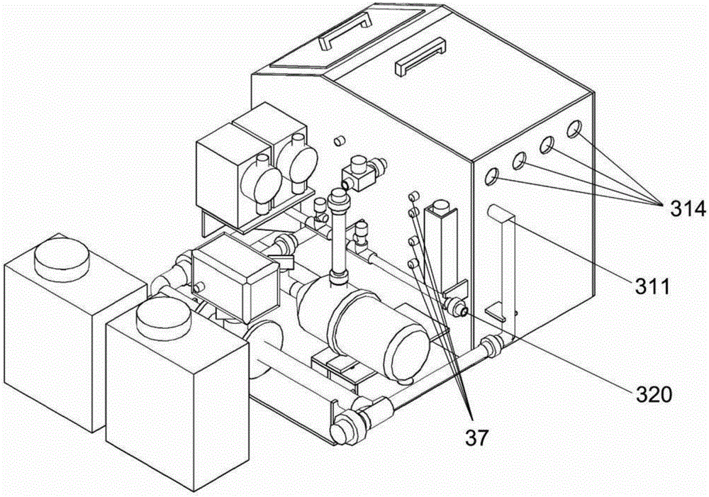 Bottom-air-return waste gas purifying ventilation hood and control method thereof