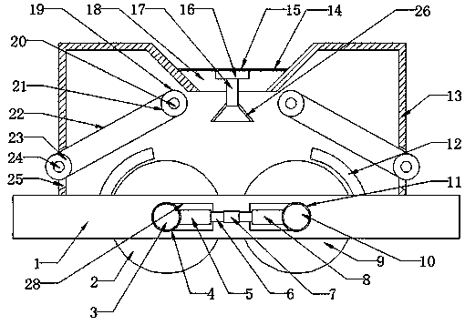 Sand making machine transmission twin-roller machine assembly