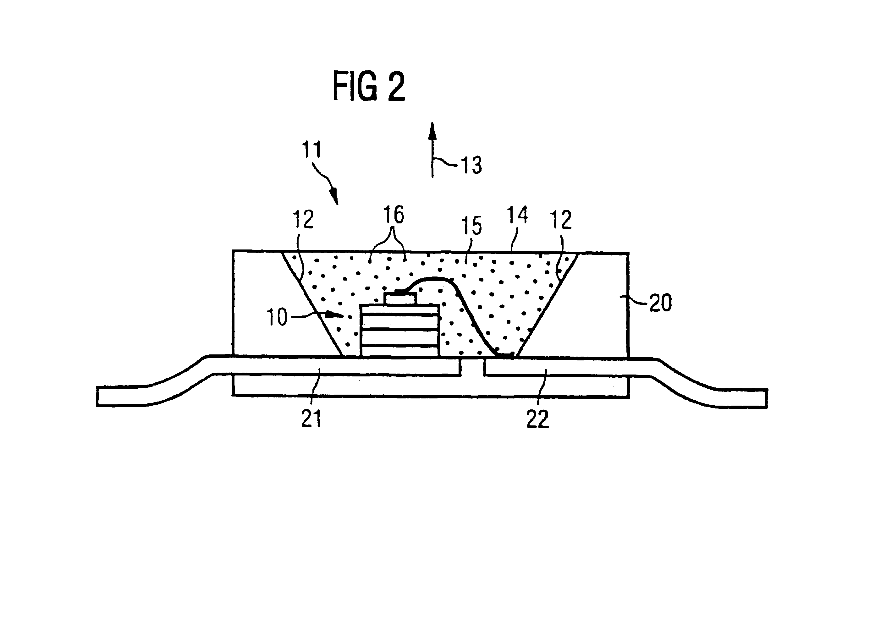 Luminescent array, wavelength-converting sealing material and light source