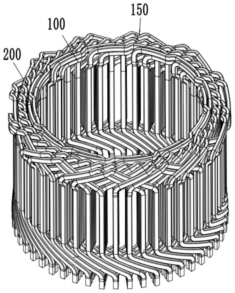 Motor stator and motor