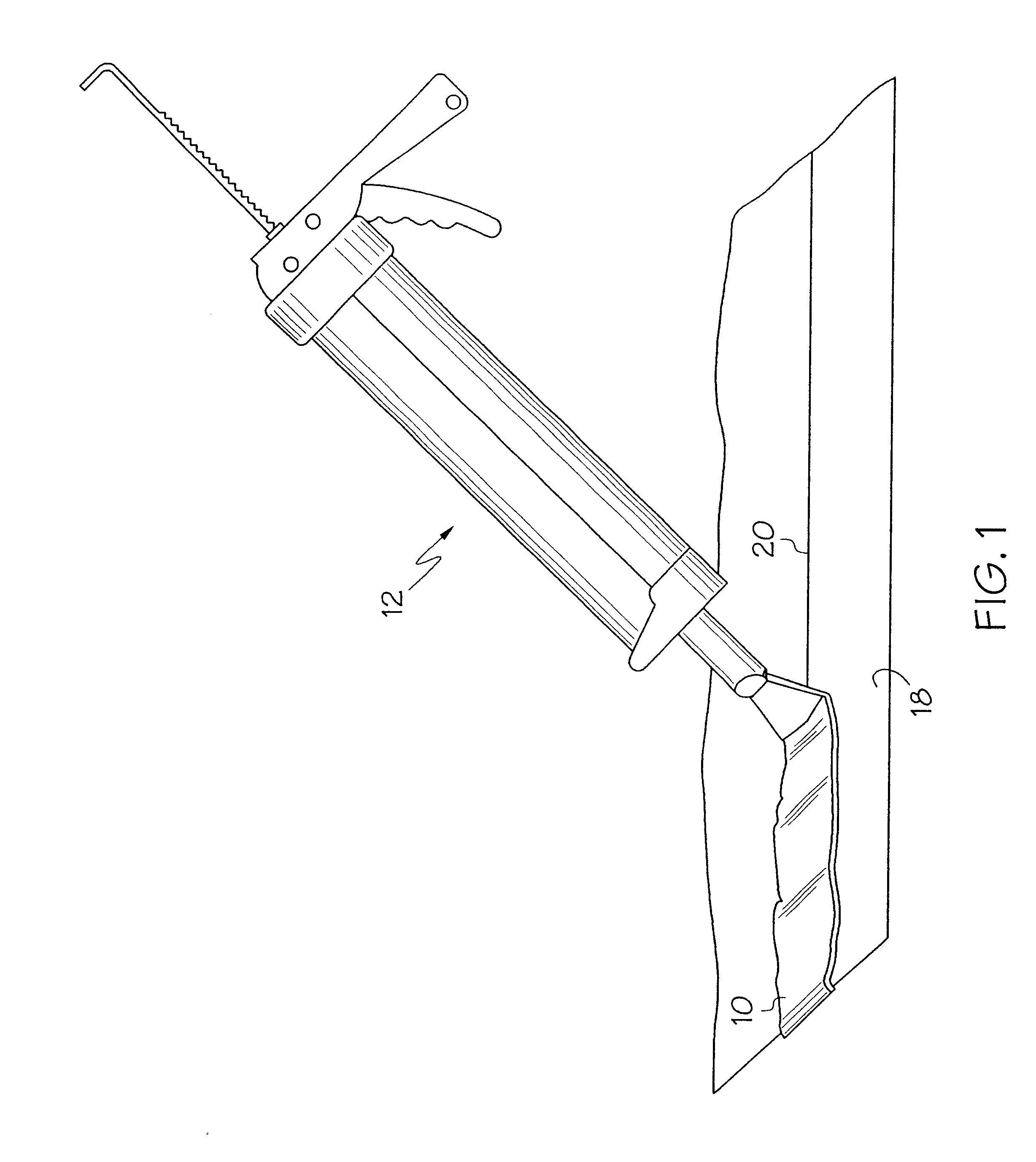 Lap edge roofing sealant