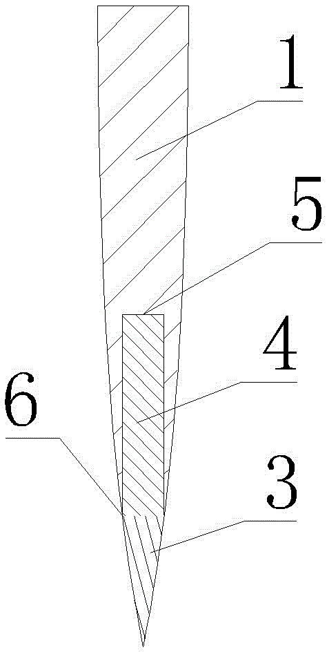 Composite kitchen knife and assembling method thereof