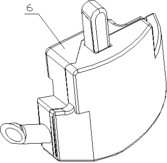 Partition board and inner insertion tube structure of air suction silencer for compressor