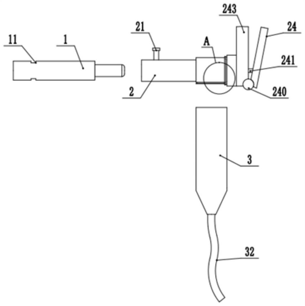 Cleaning device for glue spraying nozzle of cigarette packer