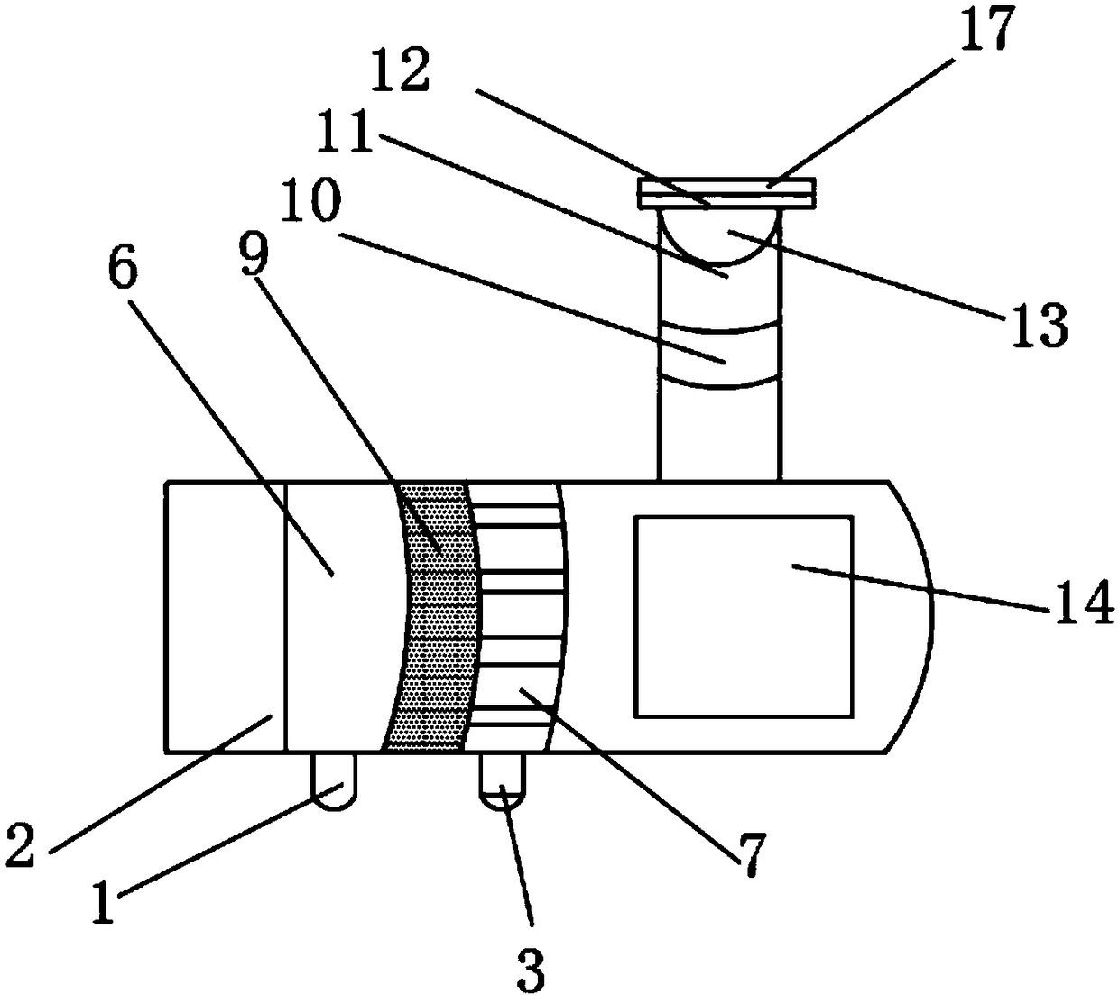 Household smoke detection camera device with favorable induction performance