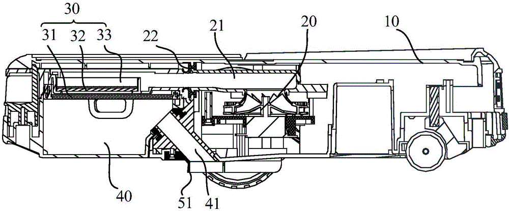 Interchangeable water tank assembly and domestic back-suction type dust collector